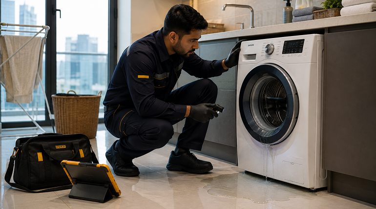 Washing Machine Leaking Water Causes Fixes